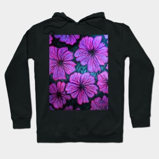 Petunia Flowers Hoodie